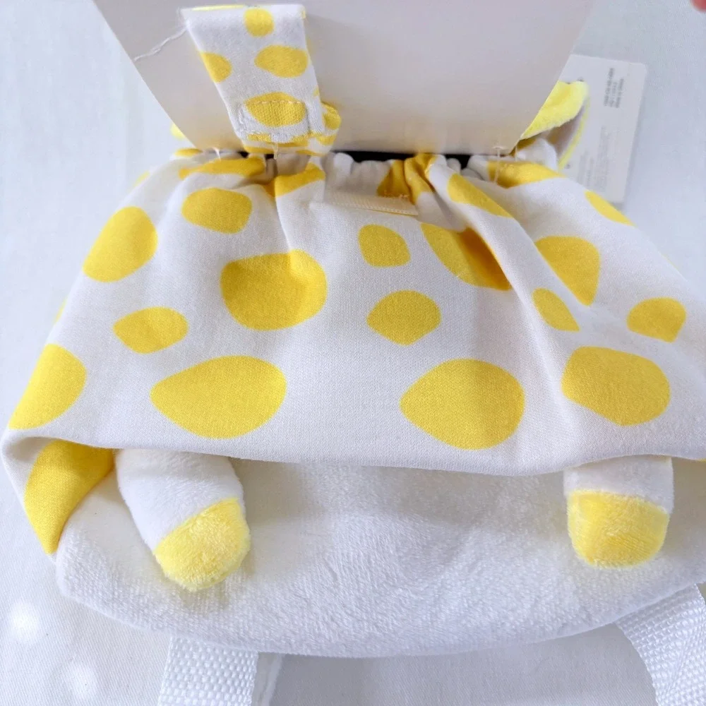 Little Me Giraffe Infant Toddler Plush Backpack Set 2pc with Wrist Rattle NWT